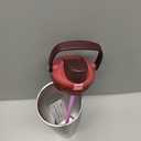 Owala FreeSip Sway Insulated Stainless Steel Water Bottle with Two-Way Spout, Built-In Straw and Bucket Handle, Made for Travel, School, and Sports, 40oz, BPA Free, Leak Proof, Black Cherry