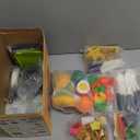 Zero Zoo 105Pcs Kids Kitchen Toy Accessories, Toddler Pretend BBQ Camping Cooking Playset, Play Pots, Pans, Utensils Cookware Toys, Play Food Set, Vegetables, Learning Gift for Girls Boys (White)