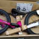 Strider 14x,- Balance Bike for Kids 3 to 6 Years - Includes Kid-Size Grips, Padded Seat, Performance Footrest & All-Purpose Tires - Easy Assembly & Adjustments (Funky Fuchsia)