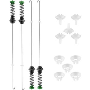 W11130362 Washer Suspension Rod Kit for Whirlpool for Maytag for Kenmore, Replaces W10594080 W10735786 W10748956, Compatible with WTW5000DW1 WTW5000DW2 WTW5000DW3 MVWX655DW1 Suspension Rods.