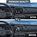 Replacement 8.4" Uconnect 4C UAQ LCD Monitor Touch-Screen, Radio Navigation New OEM Replacement Fit for Jeep Dodge RAM Chrysler 2017-2021 Replace#LA084X01 (SL)(02)