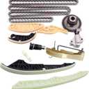 06H109469AD 06H109469T Engine Timing Chain Kit Fit 2009-2015 V-W Jetta T-iguan GTI Passat Beetle A-udi A4 A6 Q5 TT 2.0T