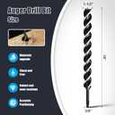 1-1/2'' x 18'' Auger Drill Bit for Wood, Hex Shank Tri Flute Ship Auger Long Drill Bit for Soft and Hard Wood,Tree Stump,Plastic,Drywall and Composite Materials