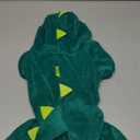 Four-Legged Pet Costume Dinosaur Dog Clothing for Cold Weather Velour Material Green Size s Pet Clothes Dog Winter Wear