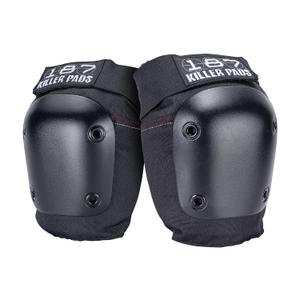 187 Killer Pads Fly Knee Pads - Grey w/White Caps - Large (Black, X-Small)