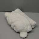 Nunibum Baby Swaddle Blanket Boys Girls Cute Bear Plush Essential Receiving Blanket Ultra-Soft Newborn Registry Sleeping Wraps for Infant 0-6 Months - White