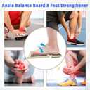Ankle Foot Strengthener for Ankle Mobility,Single Leg Ankle Balance Board for Sprained,Balance Training,Physical Therapy,Posture Correction,Stability Exercises,Home Gym Equipment Fitness Axis Board