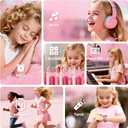 Kids Games Watch, Smart Kids Watch with 26 Puzzle Games, Touch Screen, Alarm Clock, HD Camera, Toys for Ages 4-12 Years Old, Birthday Gift for Girls(Pink)