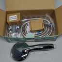 KLLEYNA Shower Head Hose Attachment for Sink/Tub Faucet - ON/OFF Jets Sprayer for Dog Wash/Bathtub Cleaning/Baby Bath/Hair Rinse, Tap Extender Water Nozzle for Bathroom Kitchen Utility Garden Basement