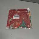 XCHI Snowman Gingerbread Man Tree Winter Tablecloth Round Christmas Table Cloth Washable Table Covers for Indoor Dining Home Party Xmas Decorations 70x70 Inch