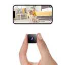 Vitreousleaf Mini Camera, 1080P HD Indoor, Cameras for Home Security, USB Charger Indoor Wireless WiFi Security Control pet Camera, Baby/ anny Monitor, with Night Vision Function