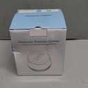 Dental Ultrasonic Retainer Cleaner Machine - Dental Cleaning Pod for Denture, Mouth Guard, Aligner, Night Guard, Braces, Toothbrush Heads, Jewelry, 45kHz Retainer Cleaner with Digital Timer & 200ML (White)