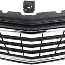 Original Style Chrome Bumper Grille Compatible With 2018-2021 Chevy Equinox Front Bumper Mesh Grill Replacement