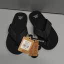 Mens kids size 2/3 Cushioned Sport Flip Flops Sandals