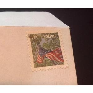 500 Forever Stamped Envelopes #10 Self Seal Security Envelopes (4-1/8 x 9-1/2 inch) (Postage Stamp Design Varies)