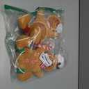 CRCZK Gingerbread Christmas Decorations Indoor, Candy Cane Christmas Decorations, Gingerbread Plush Centerpieces Tabletop Decor, Candyland Party Decorations Xmas Gift