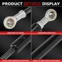 30.5" Hood Lift Support Strut Shock Fit for Kenworth T680,Peterbilt 579# L71-6008, L71-6020, L716020,A99608,23-K2386,L716008