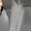 Wertuirk 8 Pcs 45 inch Tall Faux Pampas Grass Decor, Large Artificial White Pompous Grass Bulk, Long Fake Pompas for Floor Vase Filler, Wedding, Baby Shower, Home and Boho Decor (White)