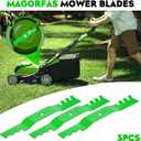 Lawn Mower Blades Toothed Mulching with 54 inch Deck Fits for 742-0677 942-0677 742-0677-X 942-0677A-X for Cub Cadet GT1054 GT1554 GT2300 RZT54 LGT1054 GTX1054 Toro GT2300, 3 PCS
