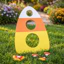 AceOrbit Candy Corn Bean Bag Toss, Wooden Halloween Game 6 Bags