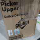 Bounty Quick-Size Paper Towels, White, 12 Family Triple = 40 Regular Rolls