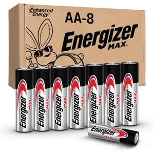 Energizer MAX AA Batteries (7 Pack), Double A Alkaline Batteries