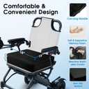 Large Wheelchair Cushion, Soft Velvet Cover, 4inch Thick Memory Foam, with a Extra Replacement Mesh Cover, Non-Slip Bottom, Pressure Sore Ulcer Pain Relief Seat Cushion, 18"16"4" (Black)