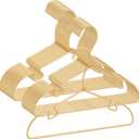 20 Pack Gold Aluminum Hangers, 12.6 Inch Children Baby Hanger, Sturdy Metal Children Clothes Hanger for Wardrobe, Space-Saving Toddler Hanger