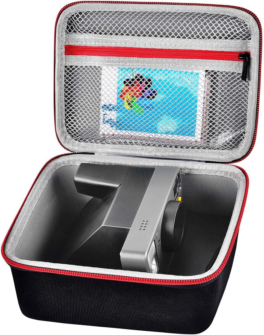Portable Carrying Case Compatible with Polaroid Now 2nd/ for 3rd Generation I-Type Instant Camera/for Now/for Now+/ for OneStep 2 VF/for OneStep+ Instant Film with Mesh Pocket (Black), 7.3 x 5.9 x 4.7 inches