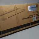 Abonow Walking Pad, Under Desk Treadmill with Incline for Home Office 2.5HP Portable Walking Treadmill with 265 Lbs Weight Capacity Walking Machine, Remote Control, LED Display