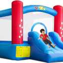 Yard Bounce House for Kids 3-8, Inflatable Bounce House with Slide, Bouncy House with Blower & Play Balls for Indoor Outdoor, 9.5x6.5x6.5FT Bouncy Castle for Toddlers Party