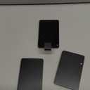 6 Pcs Black Christmas Metal Stocking Holders, Non-Slip Heavy Duty Mantle Hangers Weighted Iron Hooks for Fireplace Tabletop Shelf Xmas Holiday Decoration