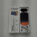 Portable Carbon Monoxide Detectors, 3 in 1 CO Monitor with Kickstand & Lanyard Gas Alarm [CO Temperature Humidity Sensor] 1000mah Battery for Indoor Outdoor Camping Travel RV Hotel (Orange)