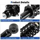 Rear Shock Absorber w/Coil Spring Complete Struts Assembly Fit for 2003-2008 Toyota Corolla FWD (Excludes XRS SubModels), for Toyota Matrix/Pontiac Vibe FWD 03-08, Replace for 171373L 171373R