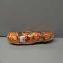 Ivydale 2 PCS Artificial Fall Hanging Flowers Fake Petunias Outdoor, Silk Faux Morning Glory Flowers with Eucalyptus,UV Resistant Realistic Mums Plants for Home Garden Decor (Fall Orange+Yellow)