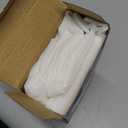 MIULEE Solid Color Sheer Curtains 84 Inches Long 2 Panels Set - Elegant Lightweight Grommet Light Filtering Window Voile Panels/Drapes/Treatment for Bedroom Living Room W42 x L84 Inch, White