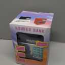 Piggy Bank Electronic Mini ATM for Kids Baby Toy, Safe Coin Banks Money Saving Box Password Code Lock for Children,Boys Girls Best Gift(Navy Blue)