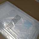 Storage Bins with Lids, 6 Pack Clear Plastic Storage Containers with Magnetic Acrylic Door, 19 Qt Stackable Storage Box for Home,Office Organizing