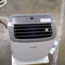 BLACK+DECKER Portable Air Conditioner, 10,000 BTU (6,300 BTU SACC) for Rooms up to 450 Sq. Ft., Portable AC with Follow Me Remote Control and Window Kit, BPACT10WT, White