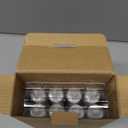 GenSwin Flameless Flickering Taper Candles with 2 Remote Controls and Timer, Real Wax 3D Wick Light Window Candles Battery Operated Pack of 8, Christmas Home Wedding Decor(White, 0.78 X 9.64 Inch)