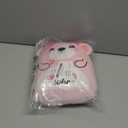 NIUBEHOHO Big Sister Gifts Bear Plush  Pink Bear Stuffed Animal I'm The Big Sister Embroidery Soft Plush Pillow for Girl Sister's Birthday New Baby Announcement Sibling Gift 11 Inch