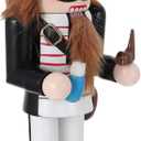 Pirate Nutcracker Figures Wooden Nutcracker Ornaments Festive Christmas Puppet Wooden for Shelves Tables