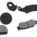 AHL Front & Rear Brake Pads Set for Honda CR125R / CR250R 2002-2007 (Semi-metallic)