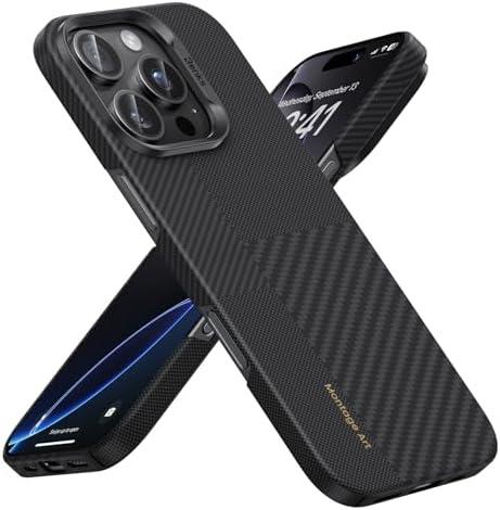BENKS Montage ArmorAir Case for iPhone 15 Pro Max Ultra Slim & Light iPhone 15 Pro Max Case, Built with Dupont Kevlar 600D&1500D Aramid Fiber