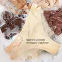 Super Leakproof No-Show Bikini (Medium, Warm Sand)