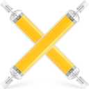 Dimmable 118MM R7S COB LED Bulbs, 20W J Type 118MM Double Ended LED Lights 120V T3 R7S Base 150W Equivalent Floodlight Replacement for Garage Lighting Floor Lamps (Natural Light, 2 Pack) (Neutral White)