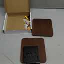 5.3" x 5.9" Adjustable Speaker Wall Mounts Up to 7 lbs for Samsung, Roku, Sony, JBL, Vizio, LG and More Rear Speakers Save Space, Wooden Speaker Mounts Easy to Install for Home Theater Surround Sound