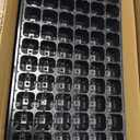 72-Cell Seed Trays with Drainage Trays-10 Sets 20 Packs-1020 Durable Plastic Plant Tray for Seed Germination21x11x1.81 in