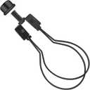 Lamp Shade Light Bulb Clip Adapter, Clip on Lampshade Adapter Kit, Includes Finial and Lampshade Levellers, Keep Lamp Shade hardware in Place Spring Clip for Light Bulb (Black)