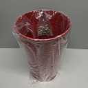 XR Galvanized Heavy Gauge Steel Hanging Strawberry Floral Planter, Red